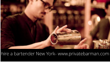 hire a bartender New York- www.privatebarman.com